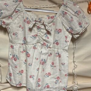 Wonder Nation Cream Blouse